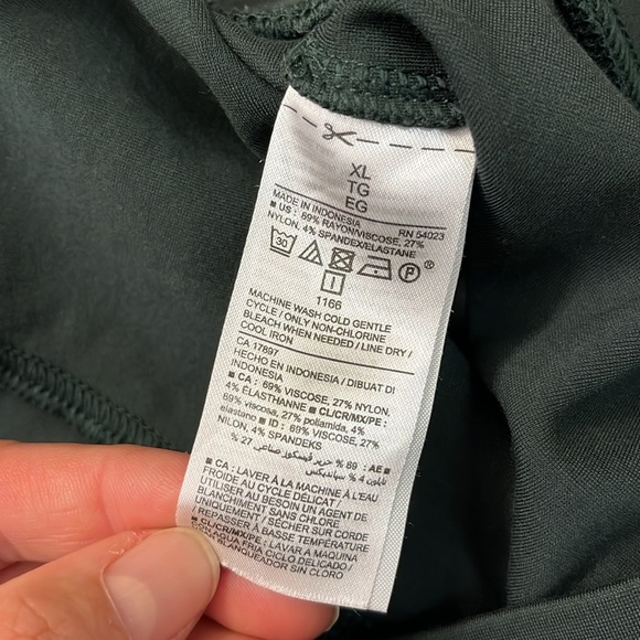 Old Navy•Emerald Green Stevie High-Waisted Ponte-Knit Pull-on Pants Womens Sz XL - Picture 7 of 9